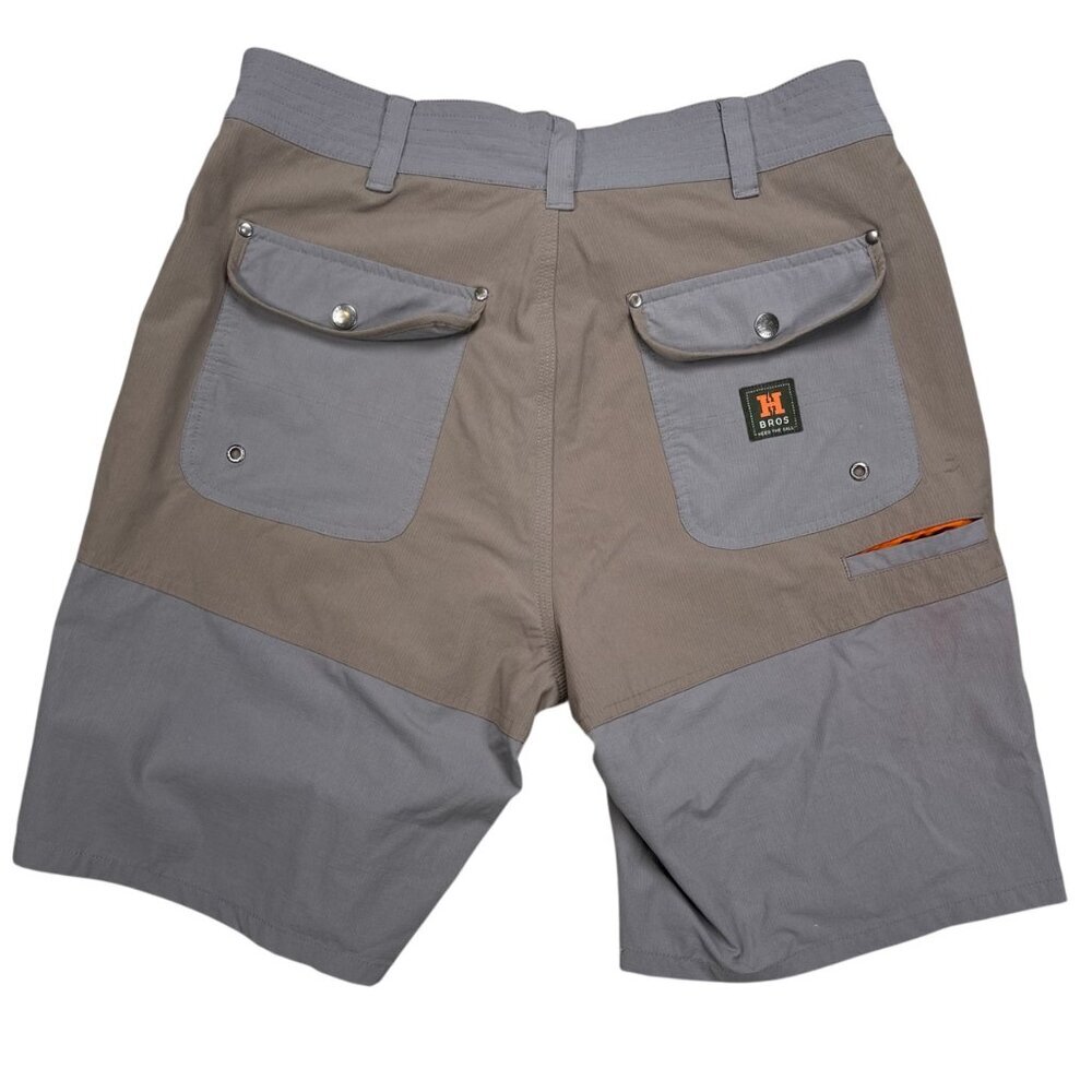 Howler Bros Waterman’s Work Shorts Canvas 32 Men Gray Outdoors Hiking Work - Picture 2 of 7